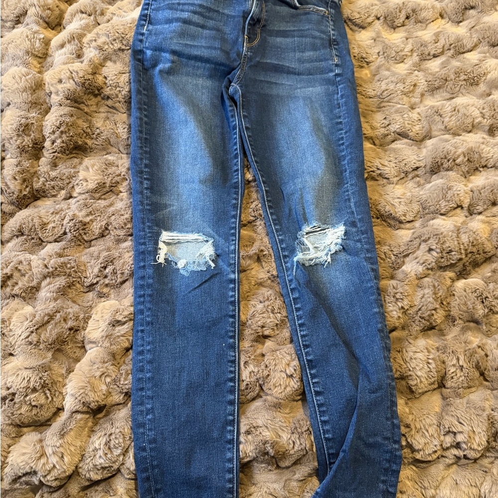 American Eagle Outfitters Dark Blue Denim
